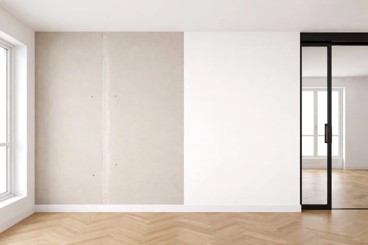Renovlies behangwerk op gipsplaat